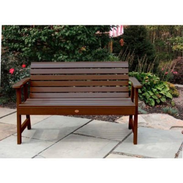 Highwood Usa Highwood® Weatherly 4' Outdoor Bench, Weathered Acorn AD-BENW4-ACE